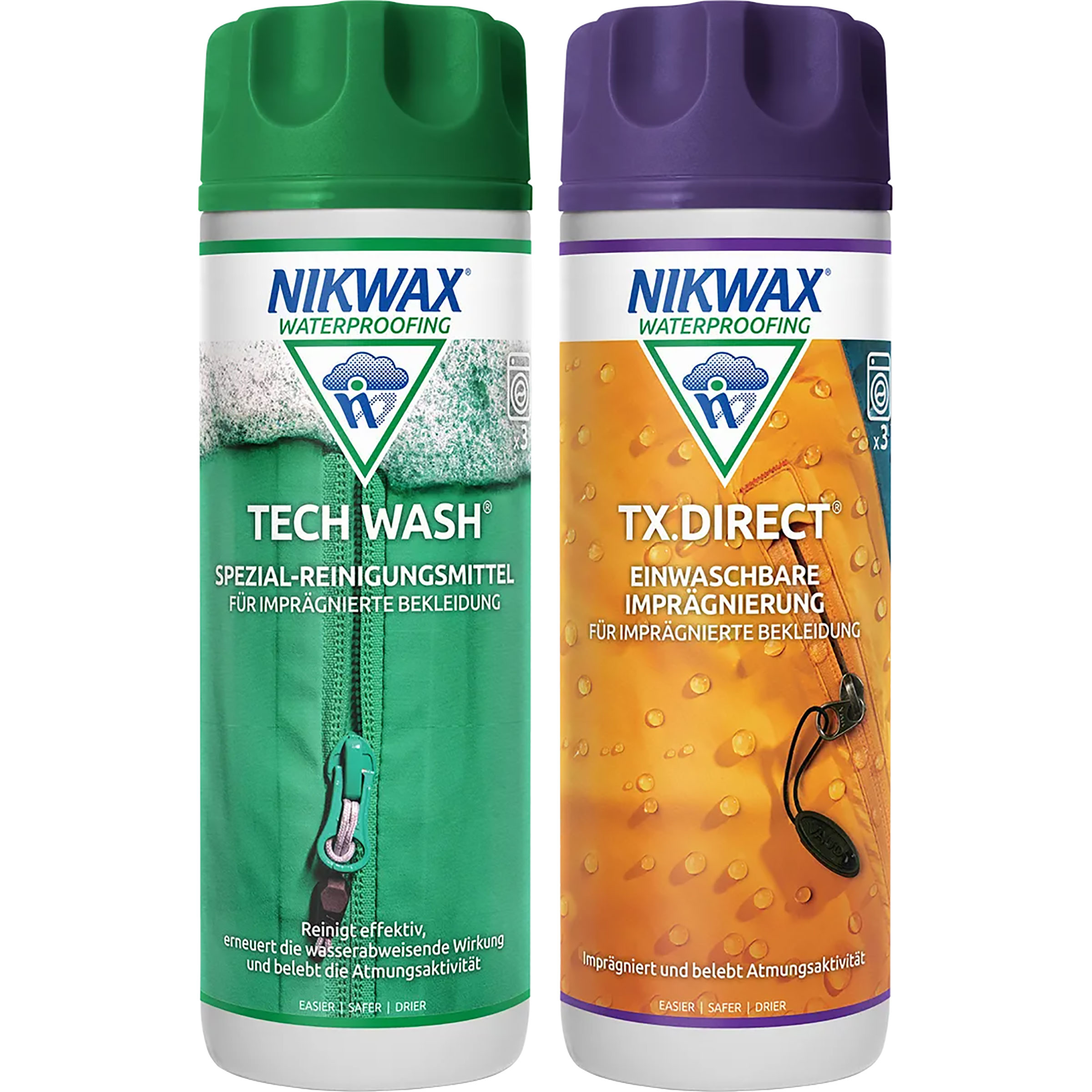 Nikwax Tech Wash & TX Direct Pflegemittel Funktionswaschmittel gruen