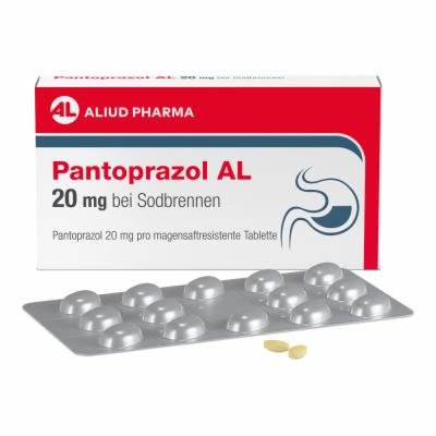 ALIUD Pharma GmbH Pantoprazol AL 20 mg bei Sodbrennen 7 St 05883659