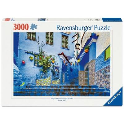 Erwachsenenpuzzle 3000 Teile - Marokko in Blau