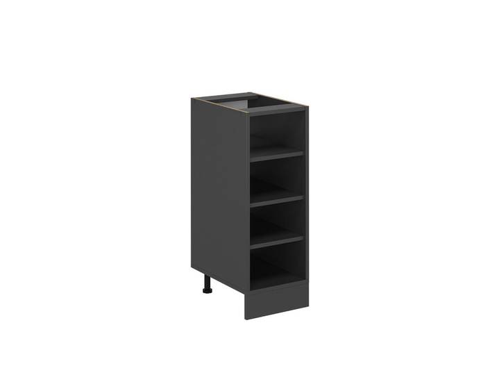 Vicco Küchenregal R-Line Anthrazit 30 cm ohne Arbeitsplatte, Anthrazit, Anthrazit, Holzwerkstoff, Rechteckig, 30x81.6x46 cm, Küchen, Küchenmöbel, Küchenschränke, Küchenunterschrank