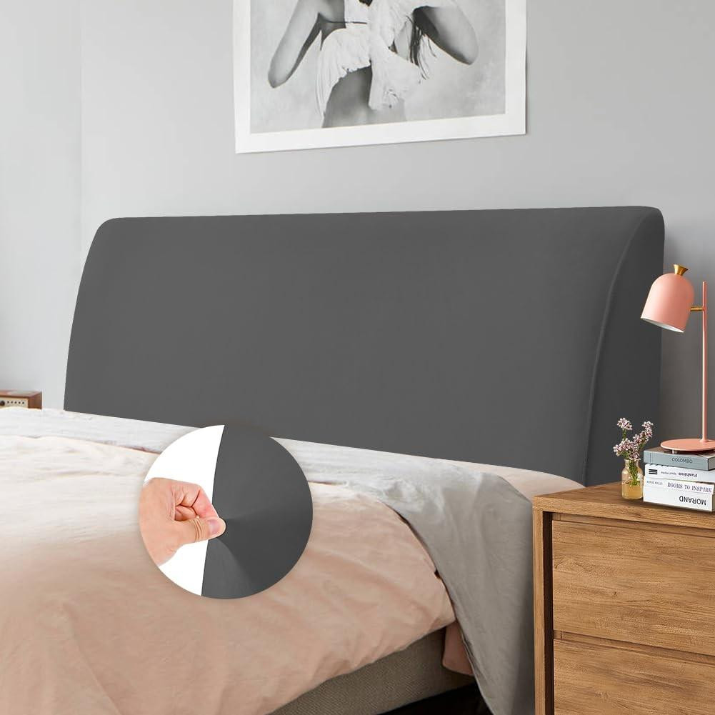 Stretch Velours Hoofdeinde Cover voor volwassen bedden