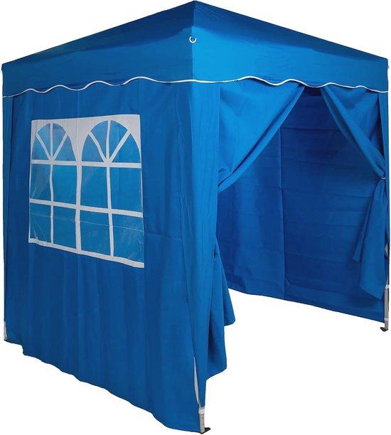 Famanu Pop-up Pavillon 2x2m mit UV-Schutz und wasserdichten Seitenwänden