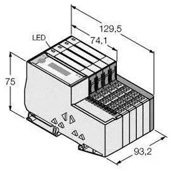 Turck Economy-Set TI-BL20-E-DPV1-8