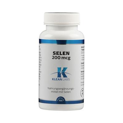 Selen 200 µg Klean Labs Kapseln 100 St