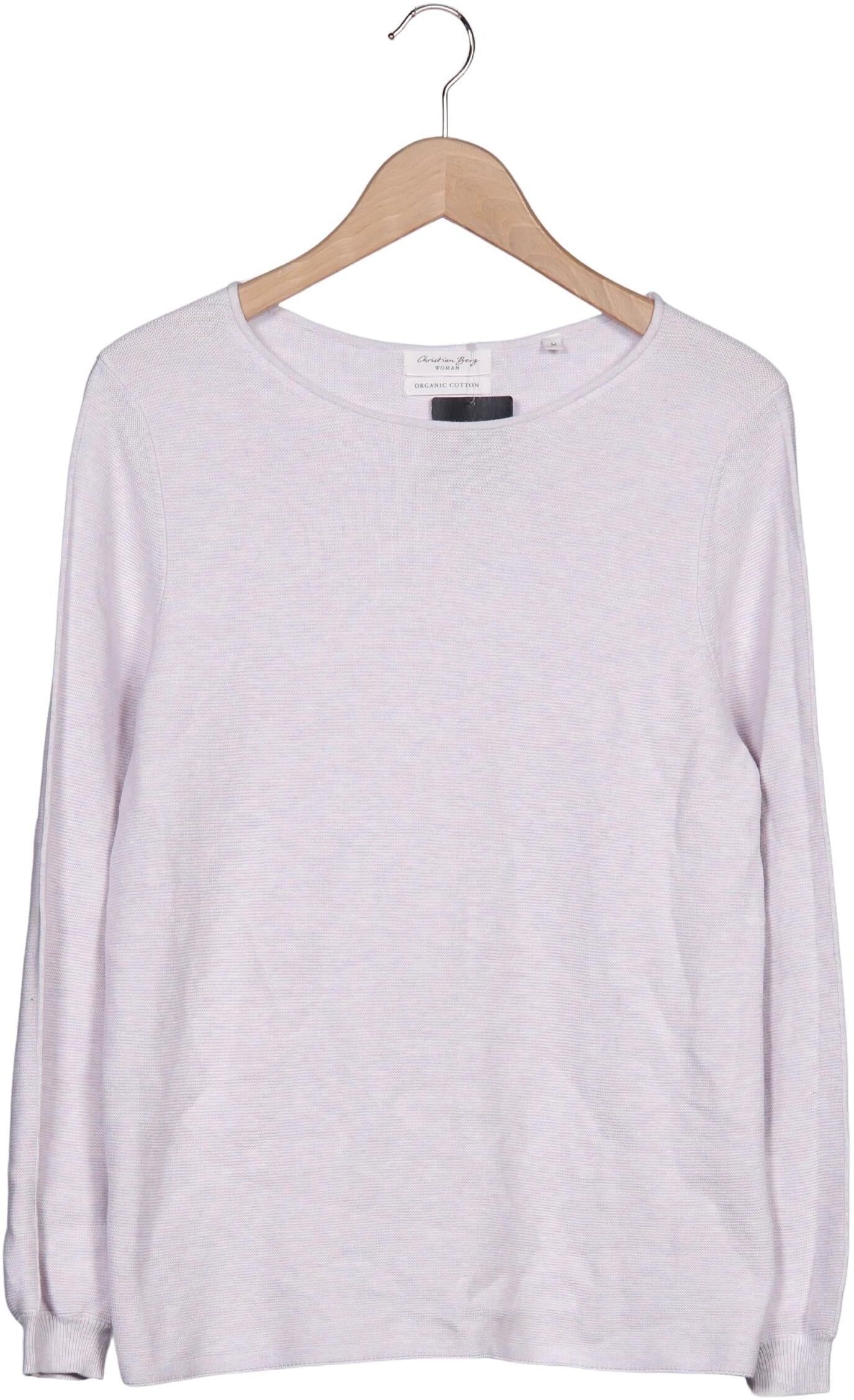 Christian Berg Damen Pullover, Flieder, Gr. M, Baumwolle - Second Hand