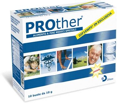 DIFASS INTERNATIONAL SpA Difass Prother Alimento a Fini Medici Speciali - 10 Bustine da 10g