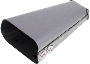 LP Es-3 Salsa Bongo Hand Cowbell argent mat