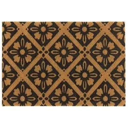 CASA FONDO 1 Fußmatte Blumenmotiv Digitaldruck Kokos-Optik