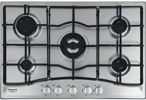Hotpoint Ariston Ariston Piano cottura a gas PCN 752 T/IX/HAR Made in Italy