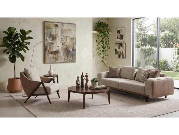 JVmoebel Polstergarnitur Wohnzimmer Set Sofa Sessel Modern Grau Weich Hochwertig Fein, (Sofa Set, 2-tlg., 2-tlg)