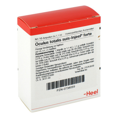 Biologische Heilmittel Heel GmbH OCULUS totalis suis Injeel forte Ampullen 10 St 00738059