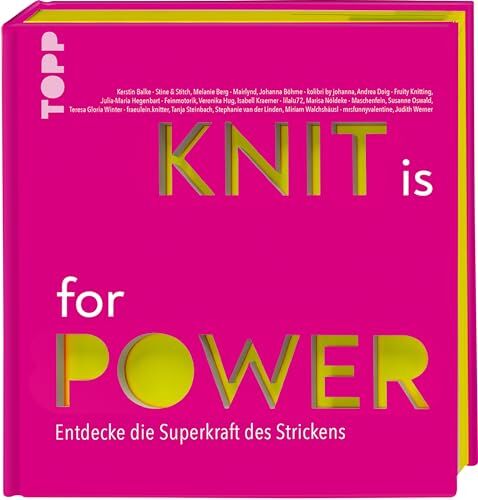 frechverlag - KNIT is for POWER: Entdecke die Superkraft des Strickens - Preis vom 13.10.2026 19:28:25 h