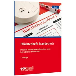 Pflichtenheft Brandschutz, Fachbücher von Sönke Kurth