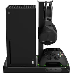 IMP DLX Multi Function Charger Tower (Xbox Series S, Xbox Series X), Schwarz