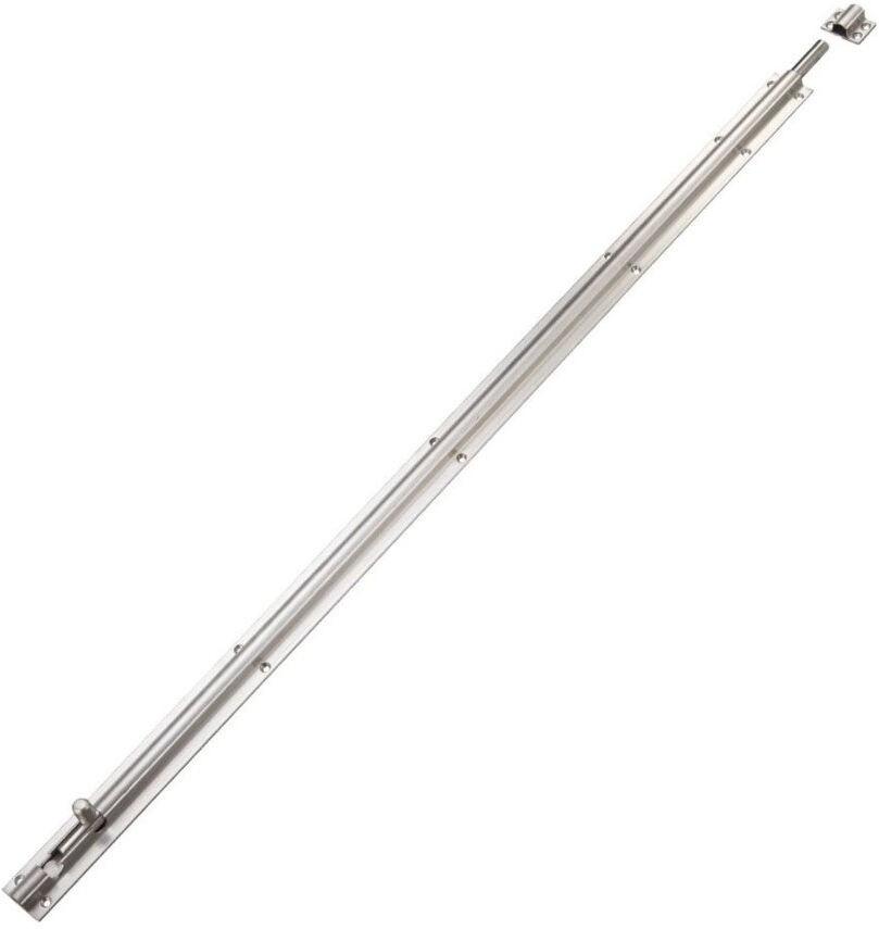 Zoo Hardware Barrel Bolt Silver 90cm H x 4cm W