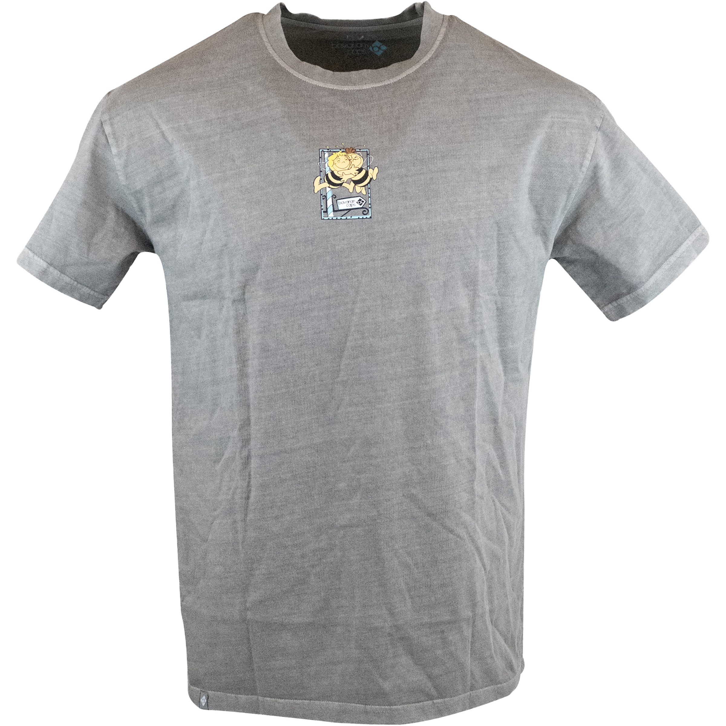 Bavarian Caps Majas Maibaumfest Herren T-Shirts grau Größe S Lifestyle Atmungsaktiv