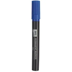 aro Permanentmarker, blau, Rundspitze, Strichstärke: 1-4 mm, wasserfest, 12 Stück