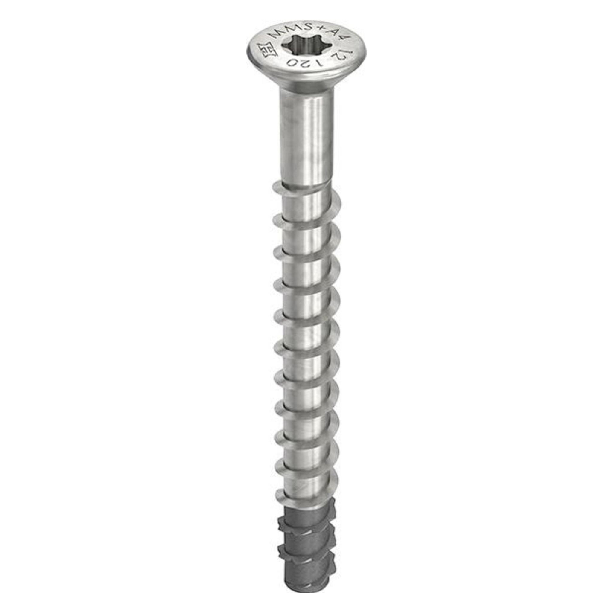 Heco MM plus Senkkopf 7.5x125 Multi-Monti Schraubanker Edelstahl A4 (50 Schrauben pro Stück) (228817)
