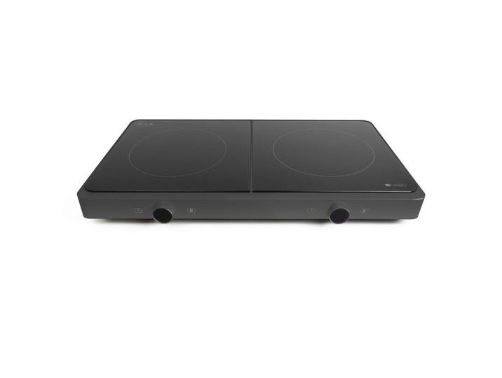 Nabo Induktionskochfeld, Schwarz, Metall, 55x6.5x32 cm, Betriebskontrollleuchte, Timerfunktion, Küchen, Küchenelektrogeräte, Kochfelder, Induktionskochfelder