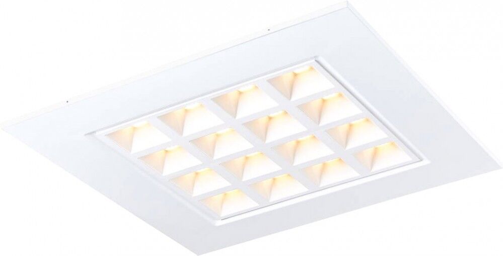 Slv Pavono 620x620, Indoor Led Deckeneinbauleuchte Weiß 3000k Ugr - Einbauleuchten