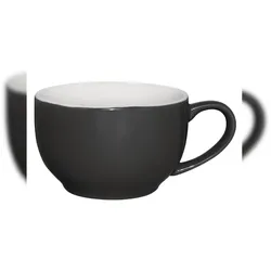 12 Olympia Cafe Kaffeetassen | 22,8cl | Spülmaschinen geeignet | grau