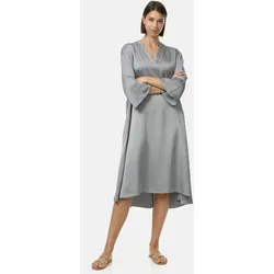 PM SELECTED Damen Stilvolles Satin Tunikakleid mit Seidenanteil in Einheitsgröße PM55