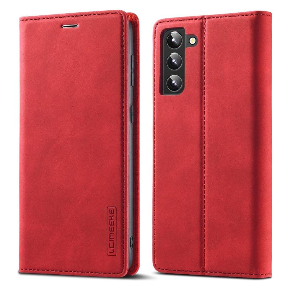 Cover-Discount Galaxy S22 - Stand Flip Case Hülle rot (Samsung Galaxy S22) (101243412C)