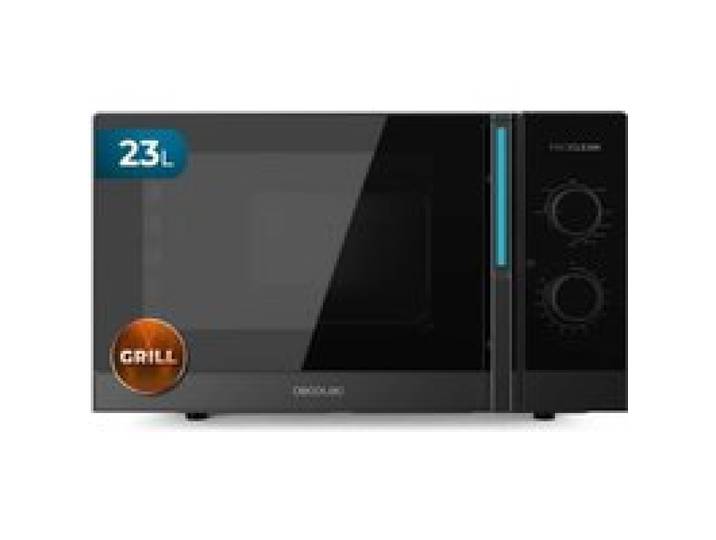 Cecotec Micro-ondes Mécanique avec Grill de 23L Proclean 4120. 800W et 1000W de Grill Cuisson Uniforme 8 Niveaux de Puissance