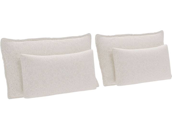 Set 4 Kissen MISTRAL 30x65cm beige unifarben