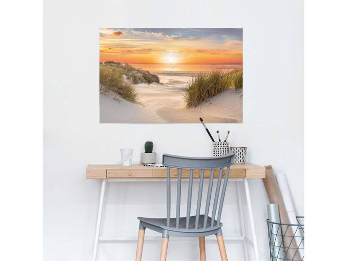 Affiche Beautiful Dunes Papier Orange 61 x 92 x 0cm
