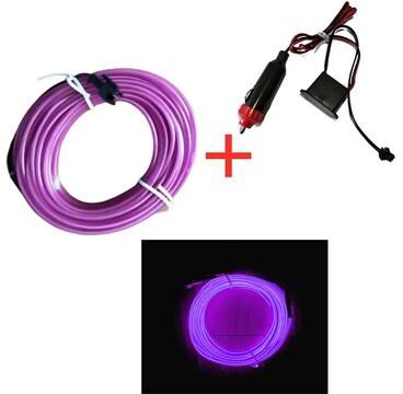 Inspired Living USB Neon LED Car Interior Light Strip Flexible Ambient Lighting cig drive 3 5m