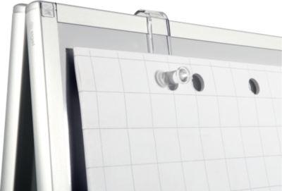 Flipchart Haken Sigel Business, 60 x 33 x 80 mm, für Flipchartpapier mit Universallochung, 2 Stück