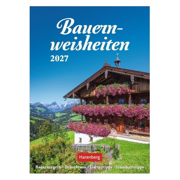 Harenberg Bauernweisheiten Wochenkalender 2027 - Bauernregeln, Brauchtum, Gartentipps, Haushalt (3134200)