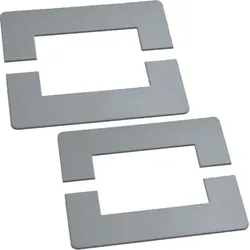Tehalit Wandanschlußblende DABA500808 wsAlu