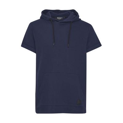 Kurzarmpullover INDICODE "Kurzarmpullover IDNils", Herren, Gr. L, blau (navy), Obermaterial: 55% Baumwolle CO. 45% Polyester PES., Pullover