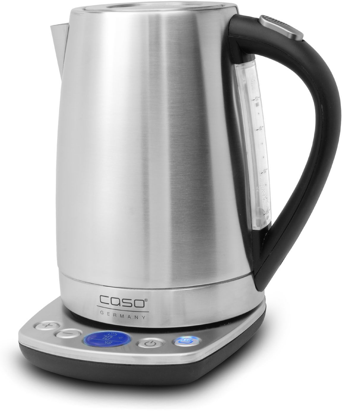 Caso 1870 WK2200 1,7 l Wasserkocher 2200 W (Schwarz, Edelstahl)