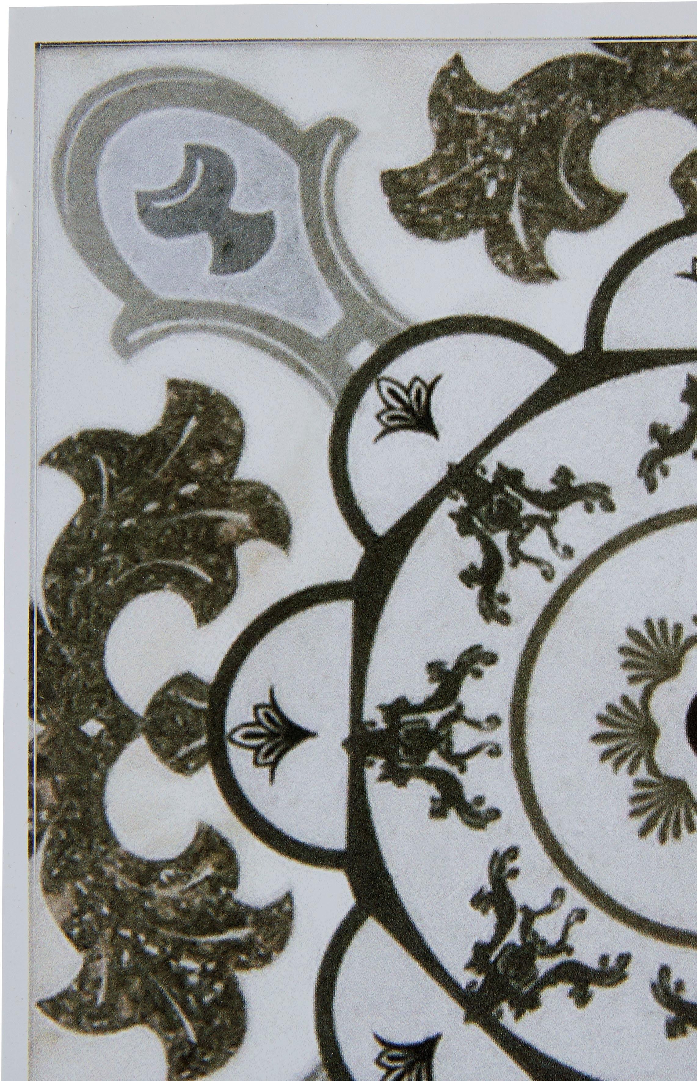 Fliesenaufkleber GOODPRODUCT "Ornamente", grau (grau, braun), B:15cm H:15cm, Fliesenaufkleber, Fliesenaufkleber, Stickerfliesen, selbstklebend, Sticker, 12er Set grau, braun B/H/T: 15cm x 15cm, Dekorfolie