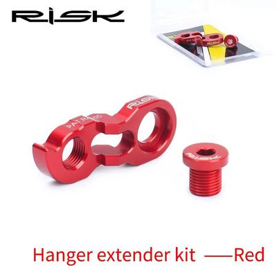RISK Rear Derailleur Hanger Extension Adapter red