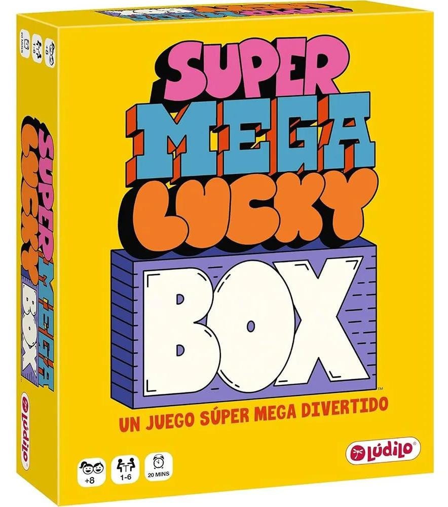 Ludilo Super Mega Lucky Box Kaartspel voor kinderen, Geel