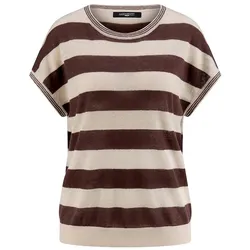 Rundhals-Pullover Fadenmeister Berlin braun, 46