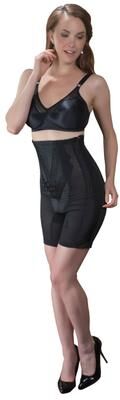 Plus Size Women's Extra Firm Shaping High Waist Thigh Shaper with Side Zipper by Rago in Black (Size 11X)