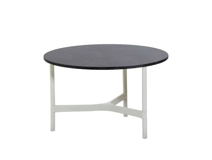 Cane-line Twist salontafel medium Ø70 cm Dark grey-white