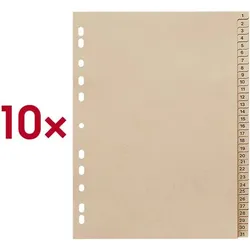 OTTO Office Ordnerregister 31-teilig A4 Papier rosa