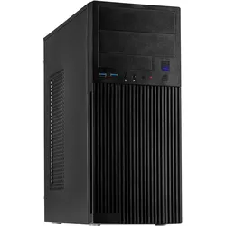 Intertec Geh?use Micro IT-2815 Linear ATX 2xUSB3.0 (ATX, mATX, Mini-ITX), PC Gehäuse, Schwarz