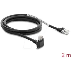 DELOCK 80963 - GigE Kamera Kabel RJ45 / RJ45, 90°, Cat.6, S/FTP, 2 m