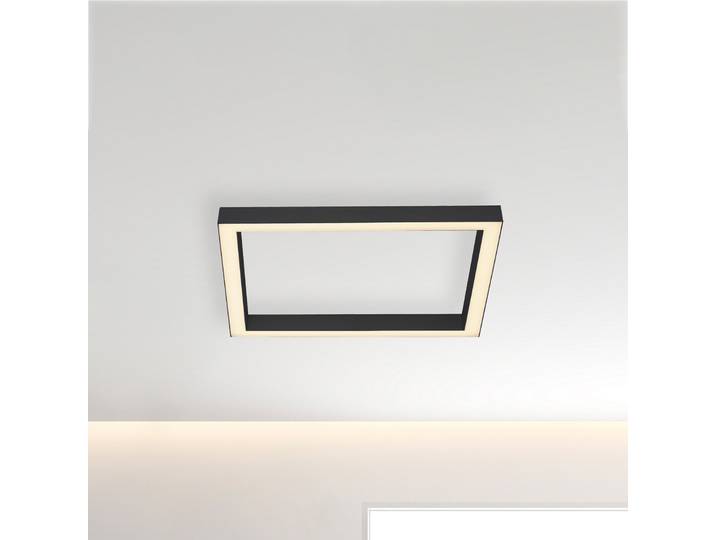 Lines Square LED-Deckenlampe, graphite, 55 cm, CCT - PURE PURE Lines Square - Wohnzimmer - Modern - Metall - Eckig