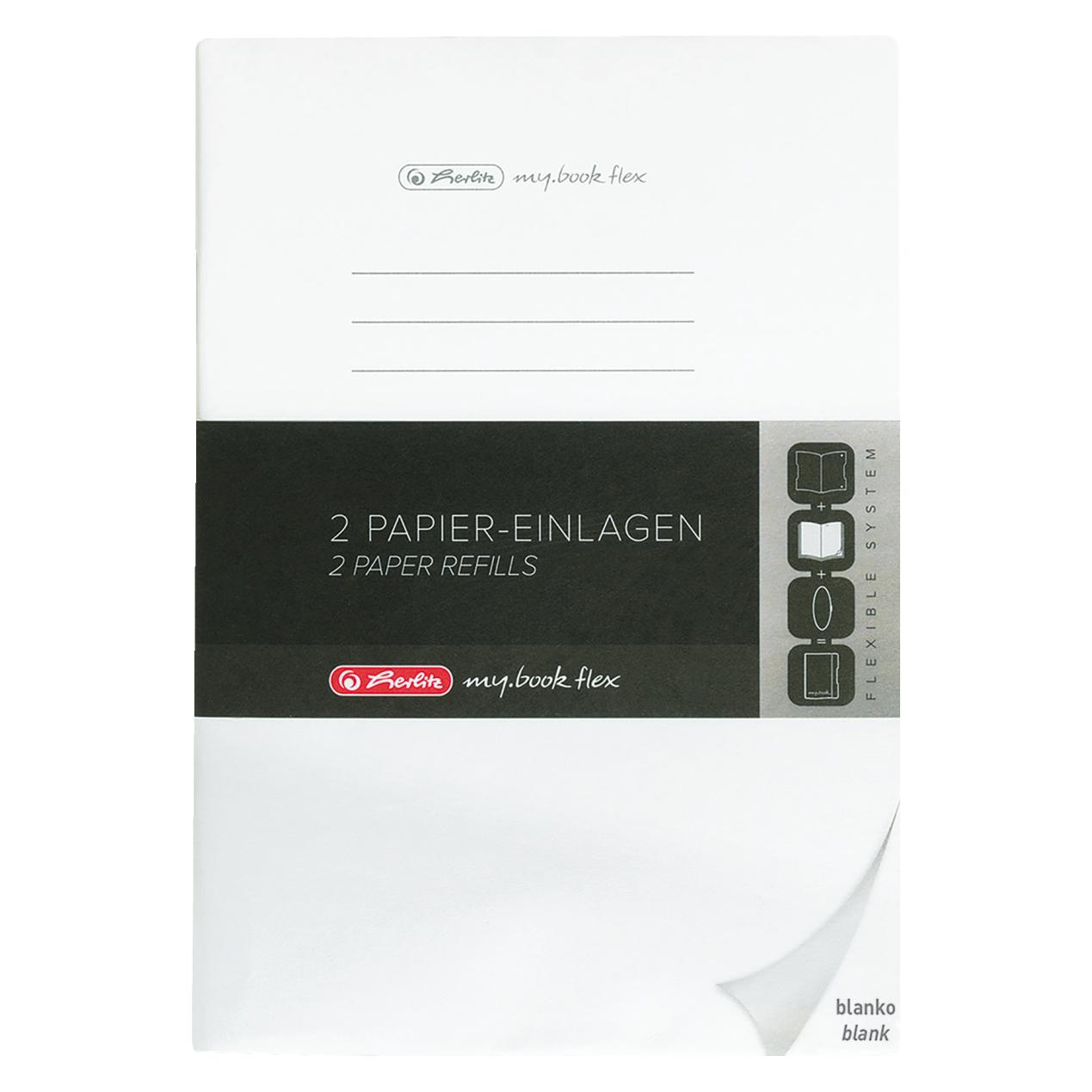Herlitz 50034109 Notizbuch 80 Blätter (A4, Blanko) (50034109)