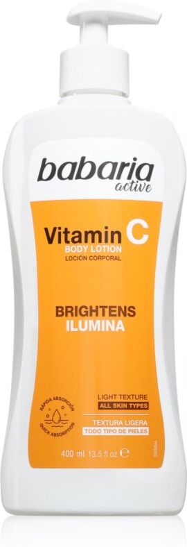 Babaria Vitamin C lait corporel illuminateur 400 ml