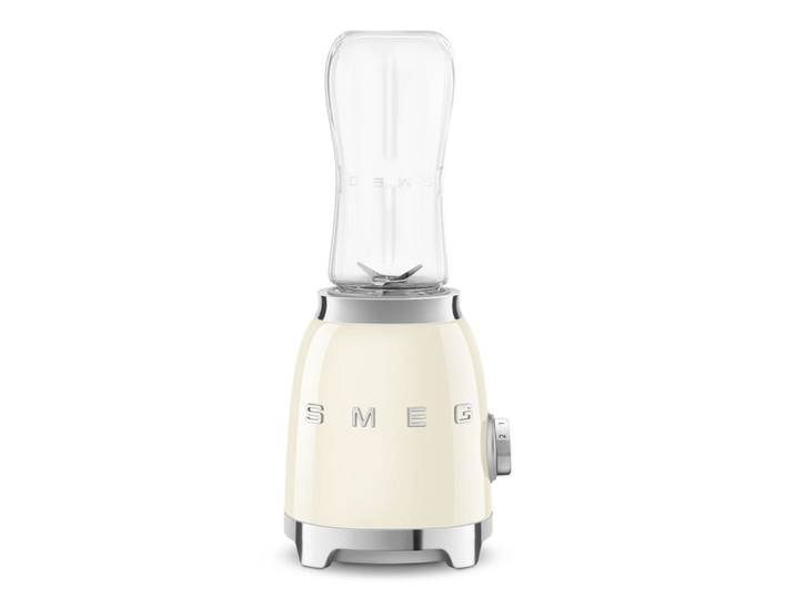 Mini blender vintage crème + 1 bouteille smeg