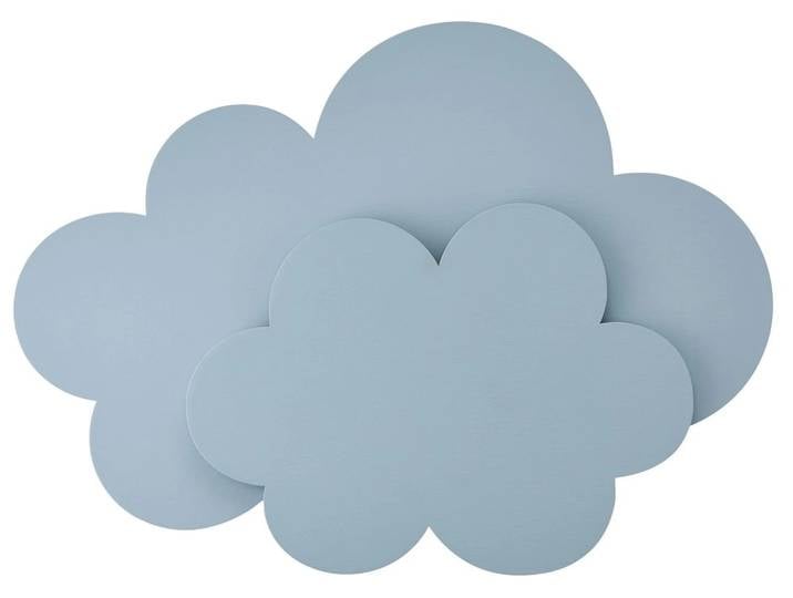 Wandlampe Wolke Hellblau Ribaglob